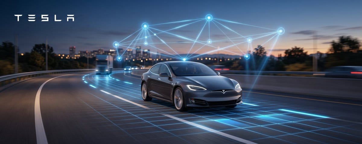 Tesla решила проблему слепых зон автопилота с помощью невидимых «парящих» камер.